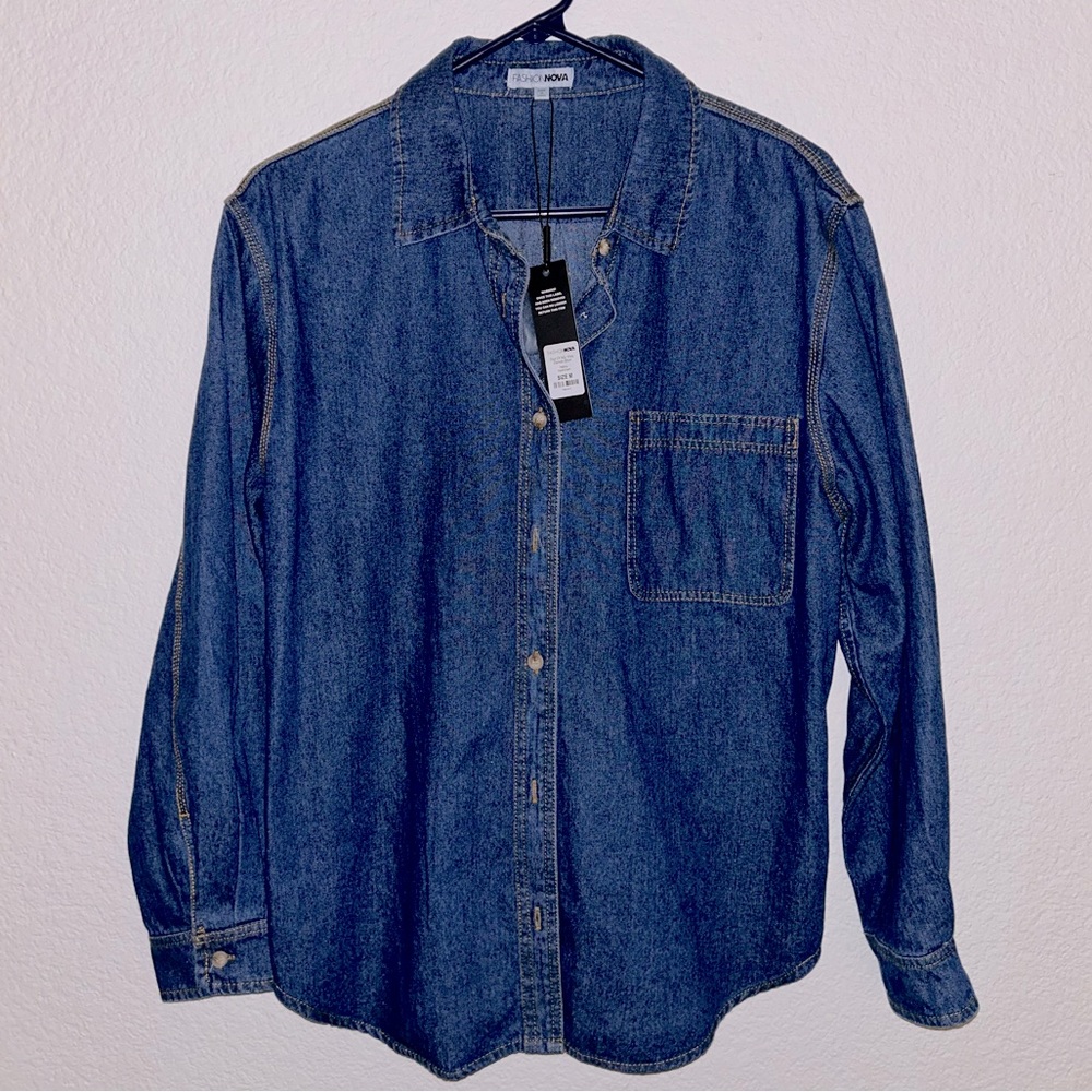 Out of My Way Denim Shirt